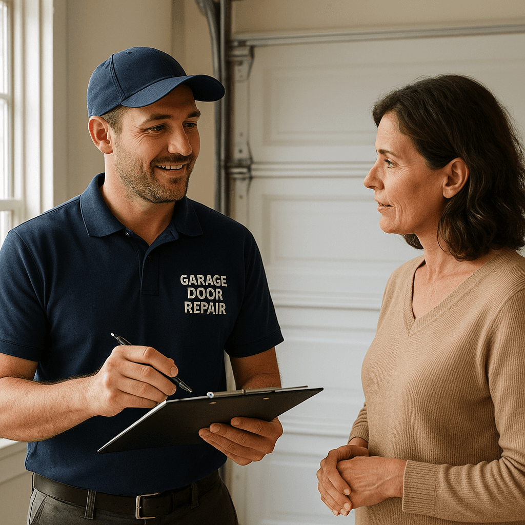 AI Answering Service for Garage Door Communication