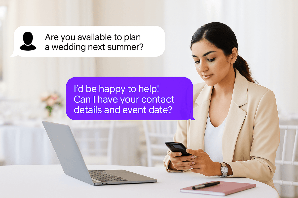 AI Receptionist For Event Planners