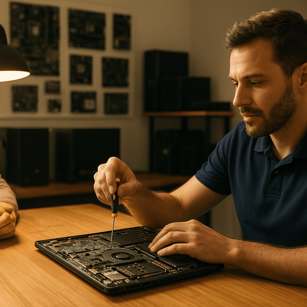 AI Answering Service for Computer Repair Scheduling