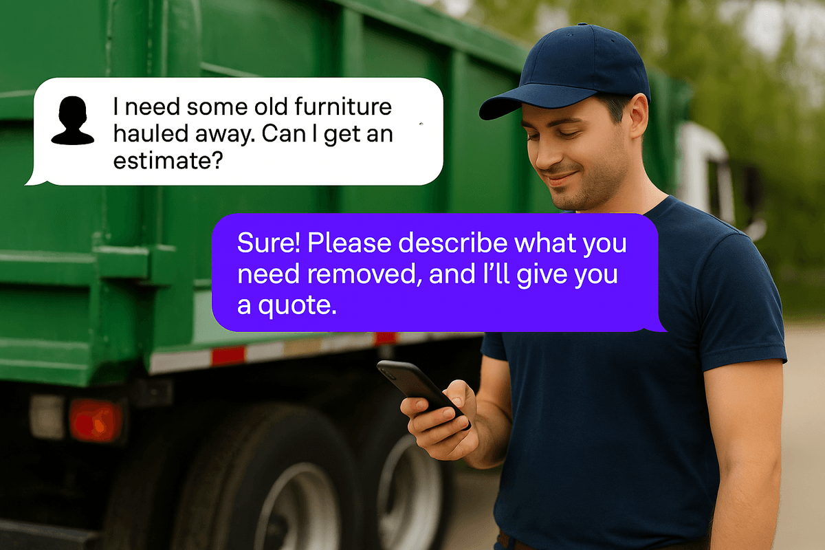 AI Receptionist For Junk Removal