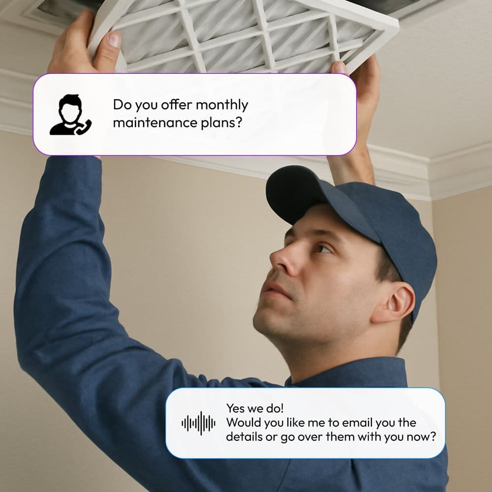 AI Answering Service for HVAC Message Accuracy