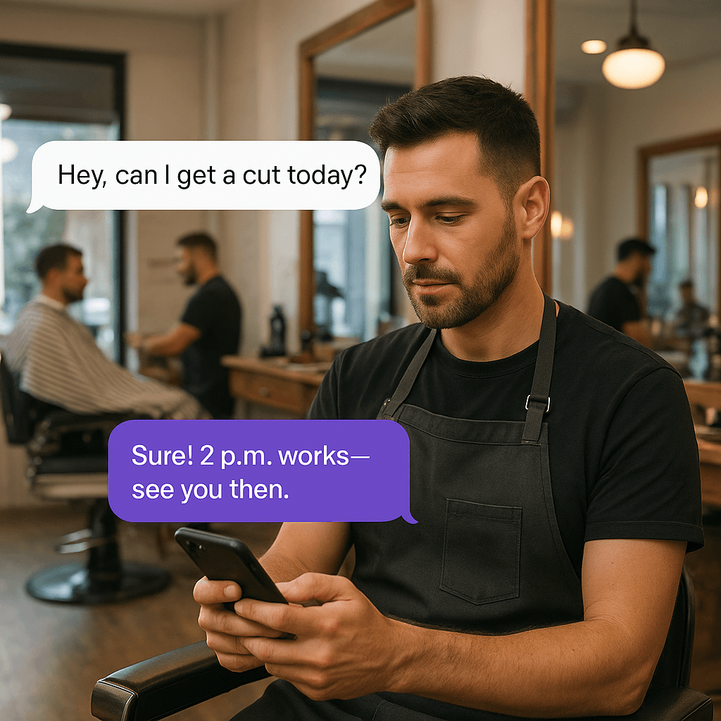 AI receptionist for Barber Shops