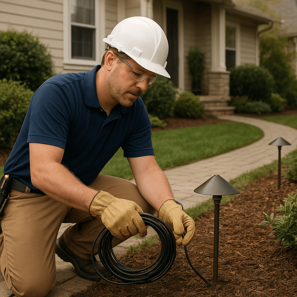 AI Answering Service for Outdoor Lighting Scheduling