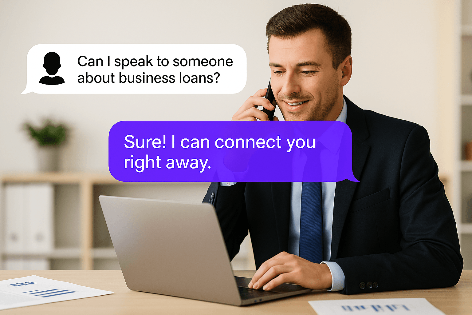 AI Receptionist For Finance