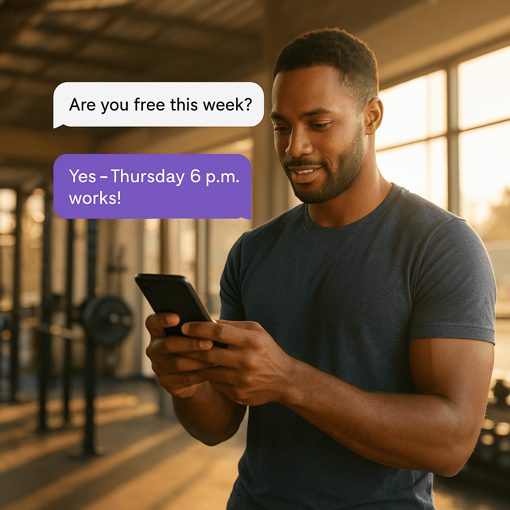 AI receptionist for personal trainers