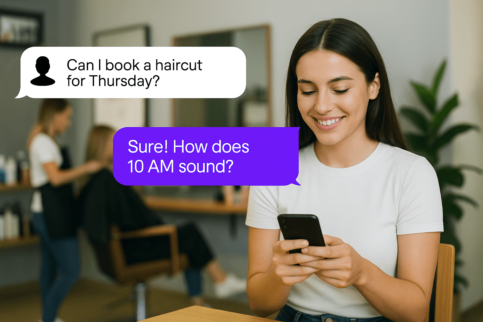 AI Receptionist For Salons