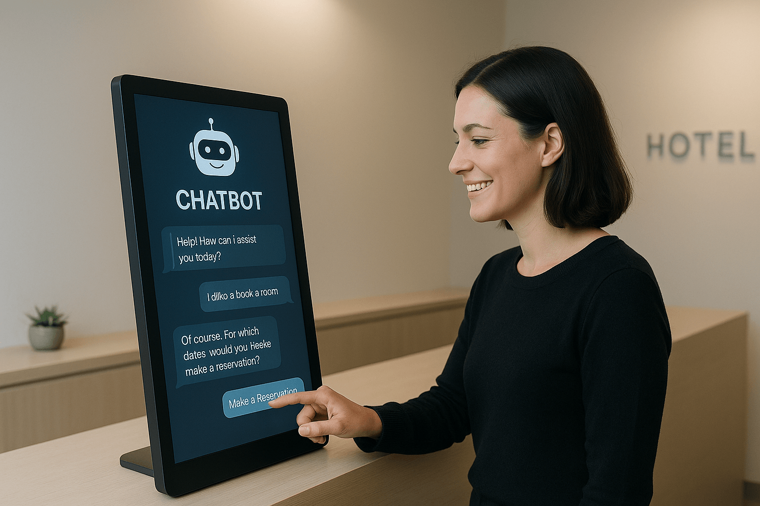 How NLP Improves Hotel Reservation Chatbots