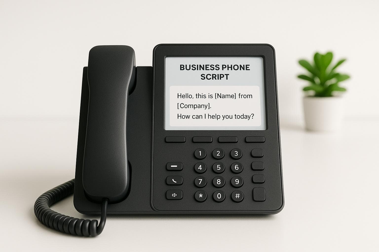 Business Phone Script Generator
