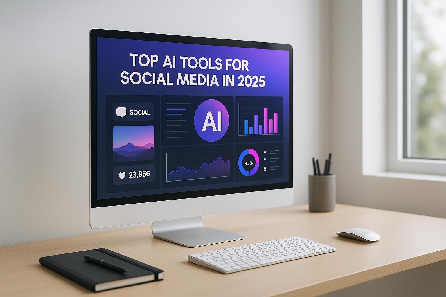 Top AI Tools for Social Media in 2025