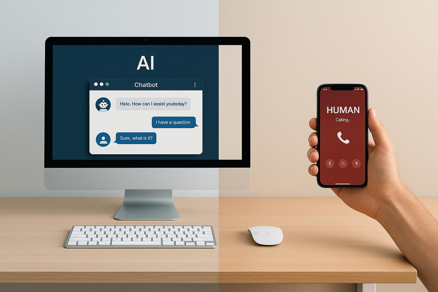 AI vs. Human Support: Cost and Efficiency
