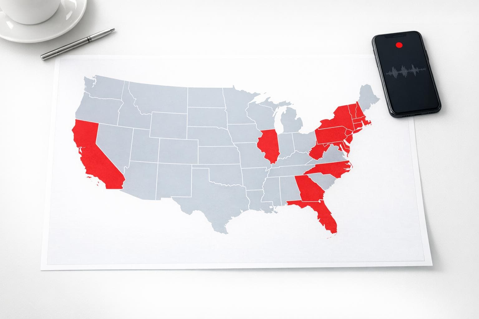 Call Recording Laws for AI Agents by State