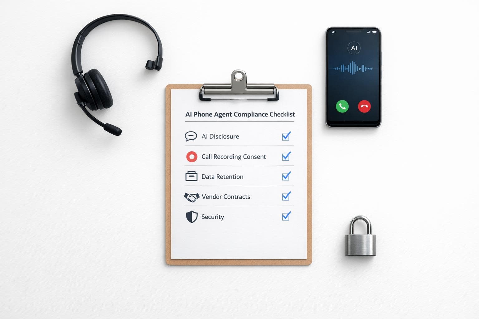 Checklist for AI Phone Agent Compliance