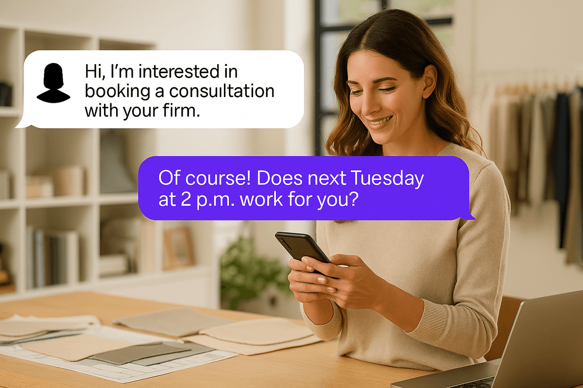 AI Receptionist For Interor Designers