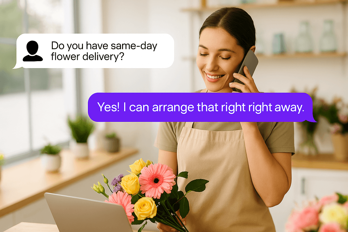 AI Receptionist For Florists