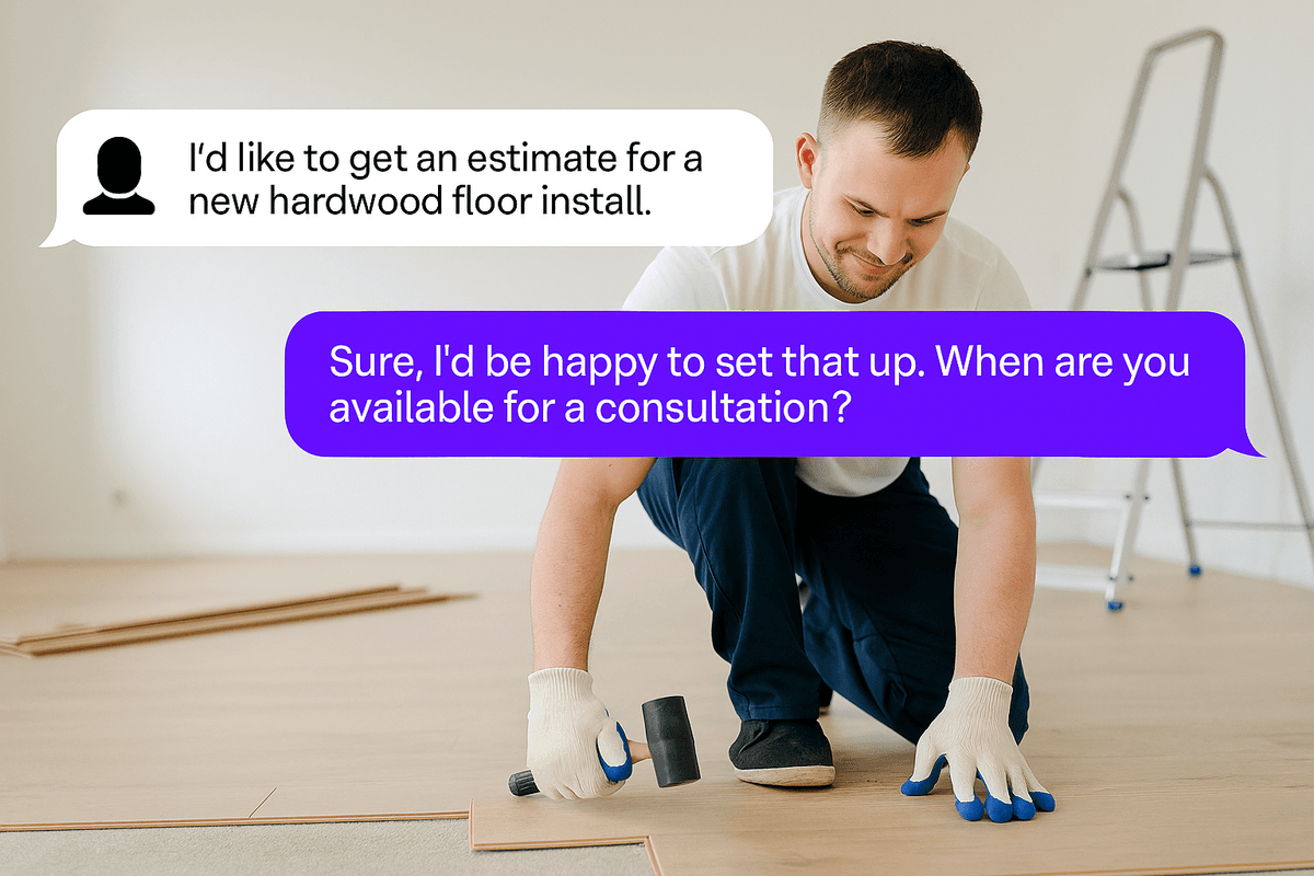 AI Receptionist For Flooring Companies