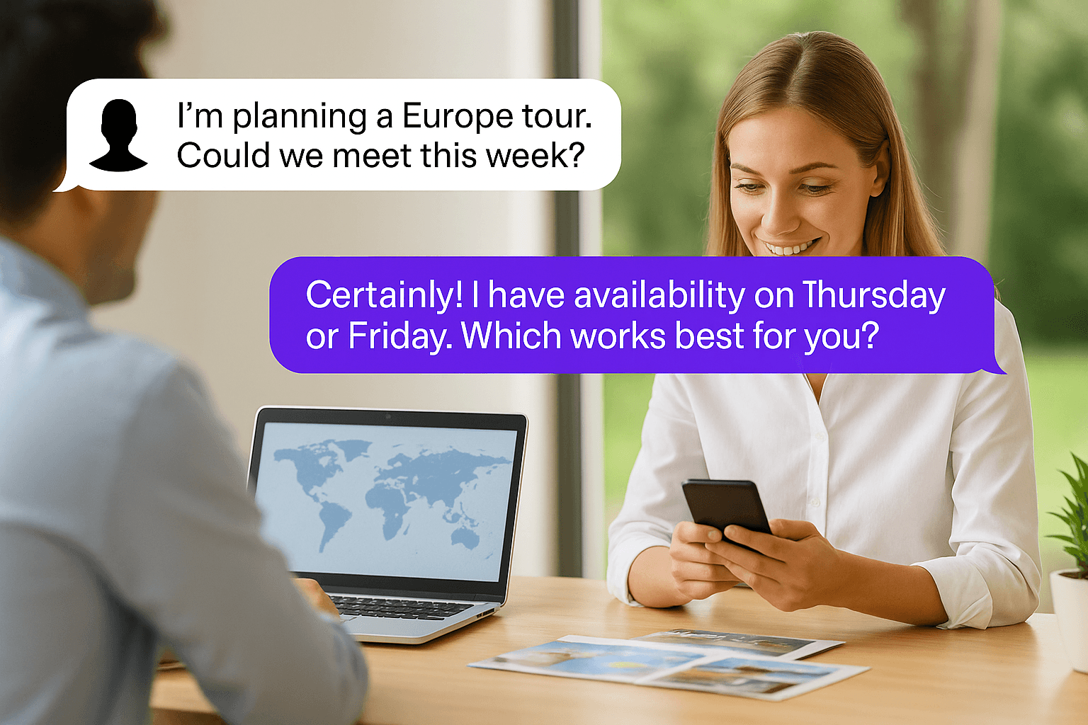 AI Receptionist For Travel Agents