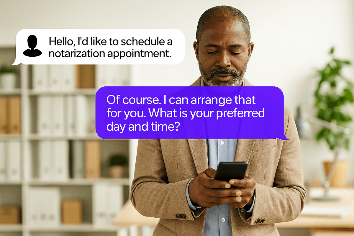 AI Receptionist For Notary Publics