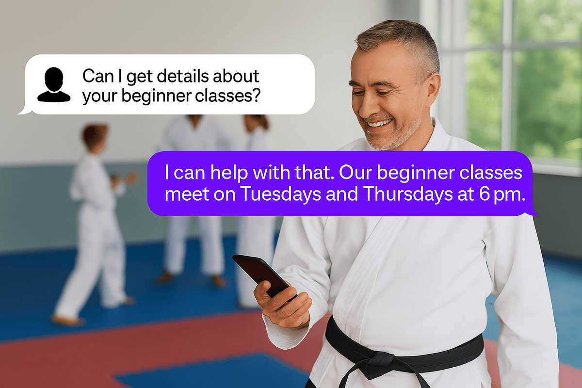 AI Receptionist For Martial Arts Schools