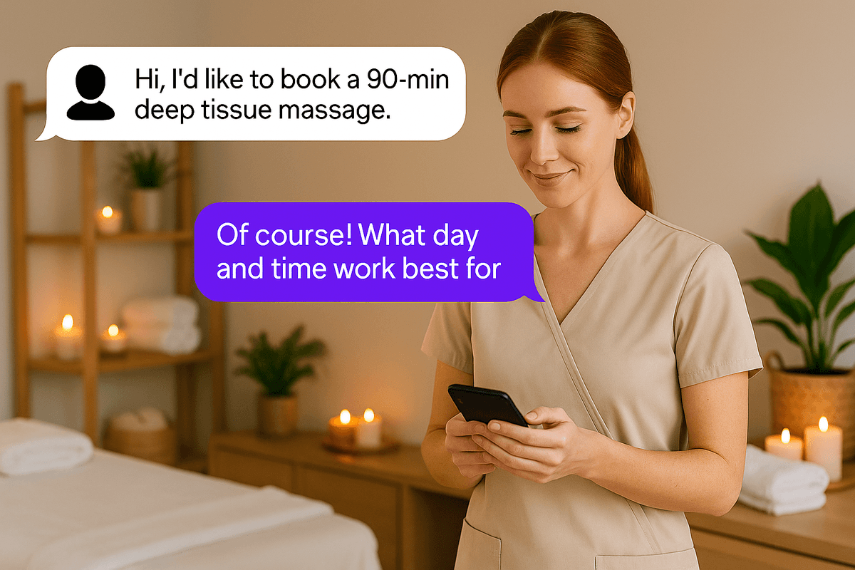 AI Receptionist For Massage Therapists